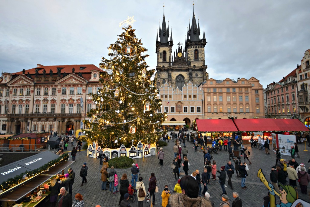 christmas market in Prague