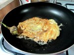 eggplant omelette - fry